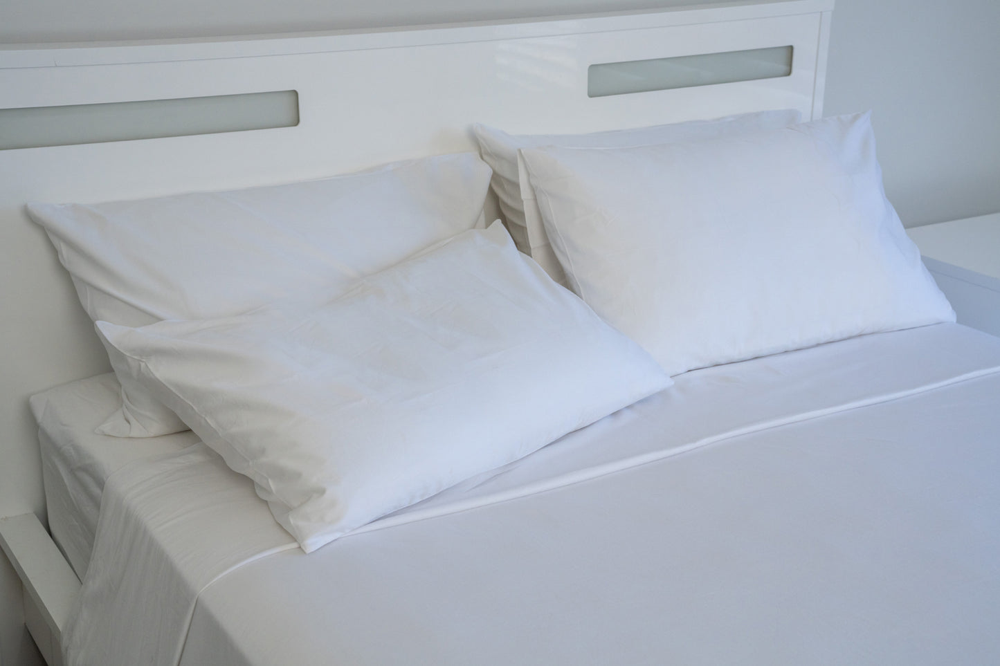 400 Thread Count Egyptian Cotton Sateen Pillow Cases